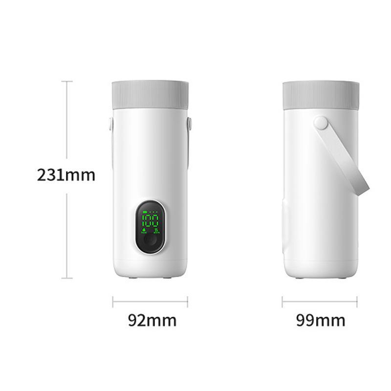 Portable Cordless Travel Kettle with 6-Temp Control & Rapid Heating