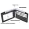 Premium RFID Anti Skimming Men Minimalist Wallet Slim Lightweight Billfold 7