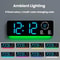Modern LED Digital Wall Clock With Date Temperature Countdown 6