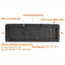 Modern LED Digital Wall Clock With Date Temperature Countdown 8