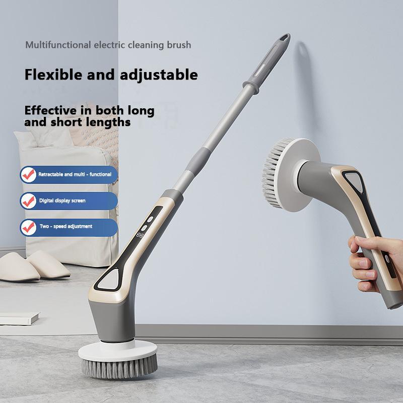 7 in 1 Extendable Electric Cleaning Brush & Multi Surface Scrubber for Home and Auto