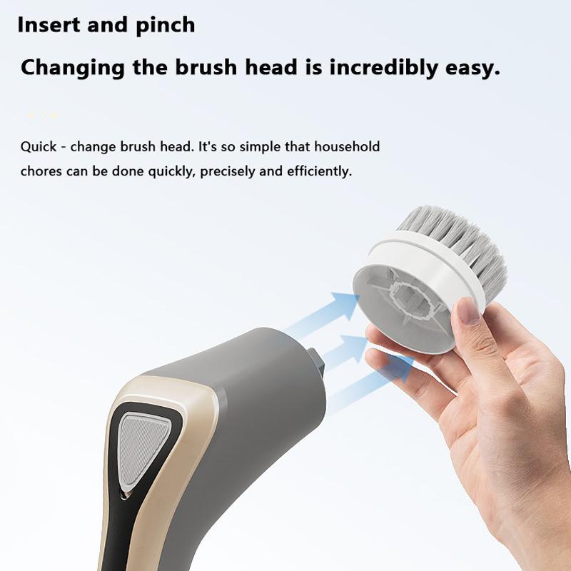 7 in 1 Extendable Electric Cleaning Brush & Multi Surface Scrubber for Home and Auto