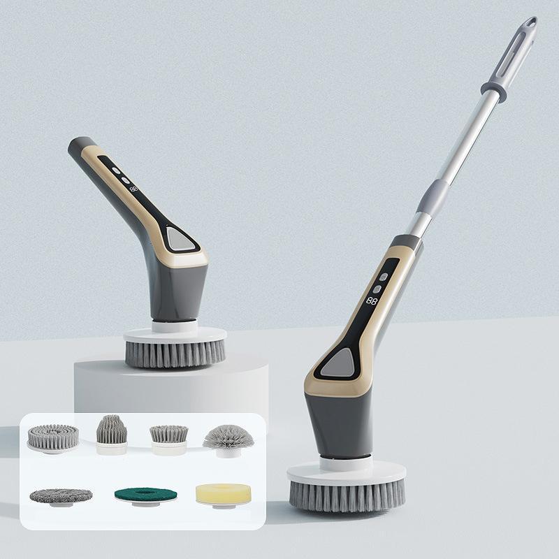 7 in 1 Extendable Electric Cleaning Brush & Multi Surface Scrubber for Home and Auto