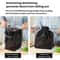 Canvas Thermal Drawstring Lunch Bag Portable Insulated Lunch Tote 3