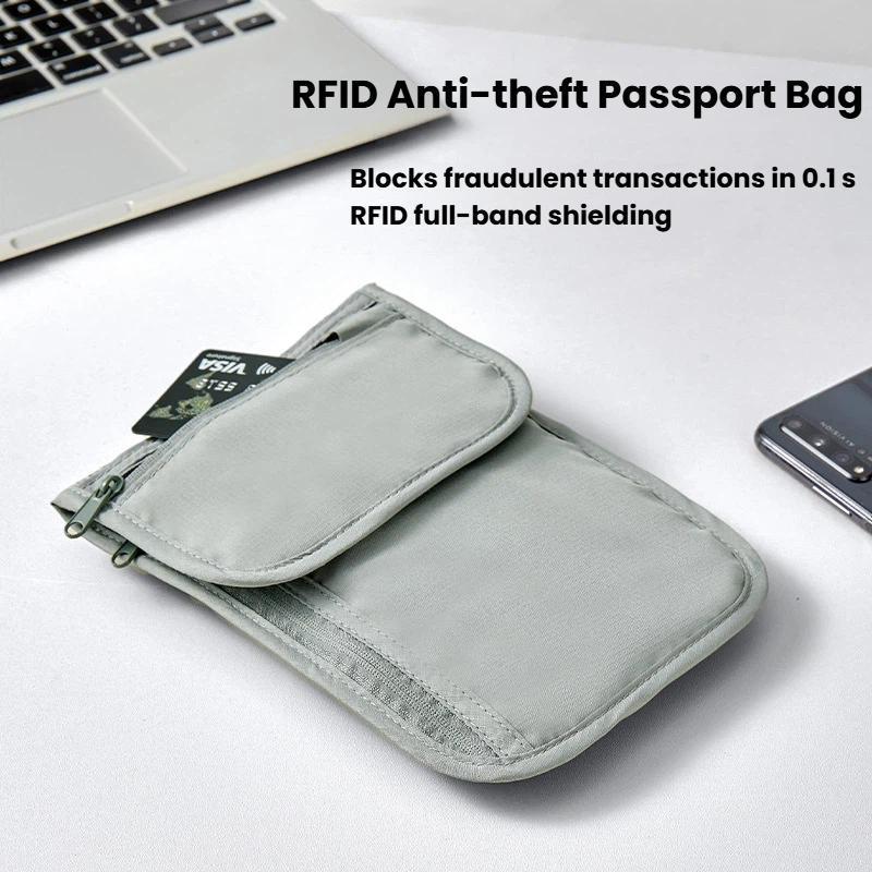 Premium RFID Travel Pouch Anti Theft Waist Pack Passport Organizer Bag 1