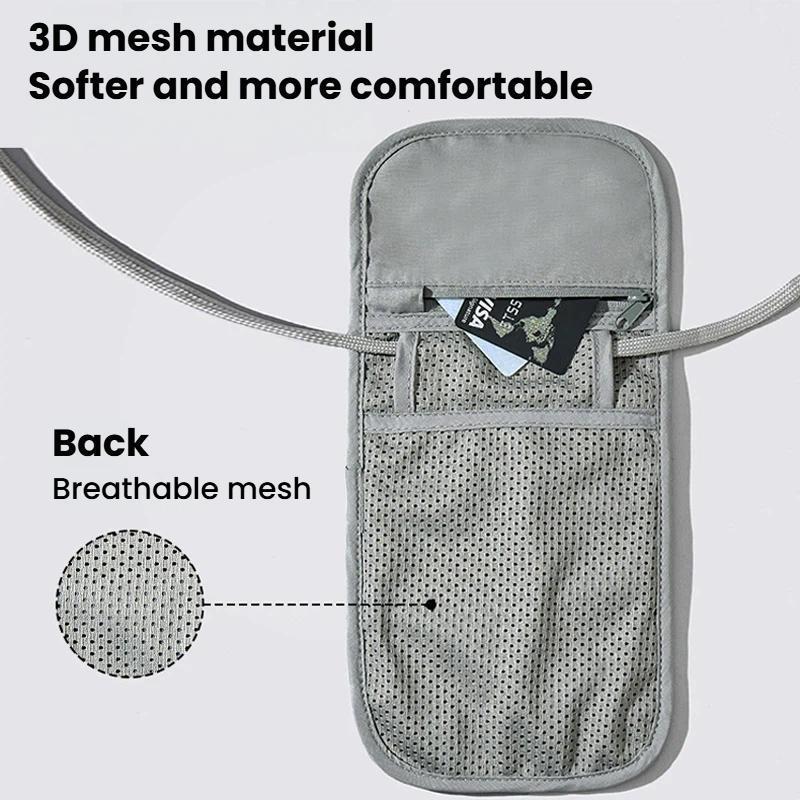 Premium RFID Travel Pouch Anti Theft Waist Pack Passport Organizer Bag 4