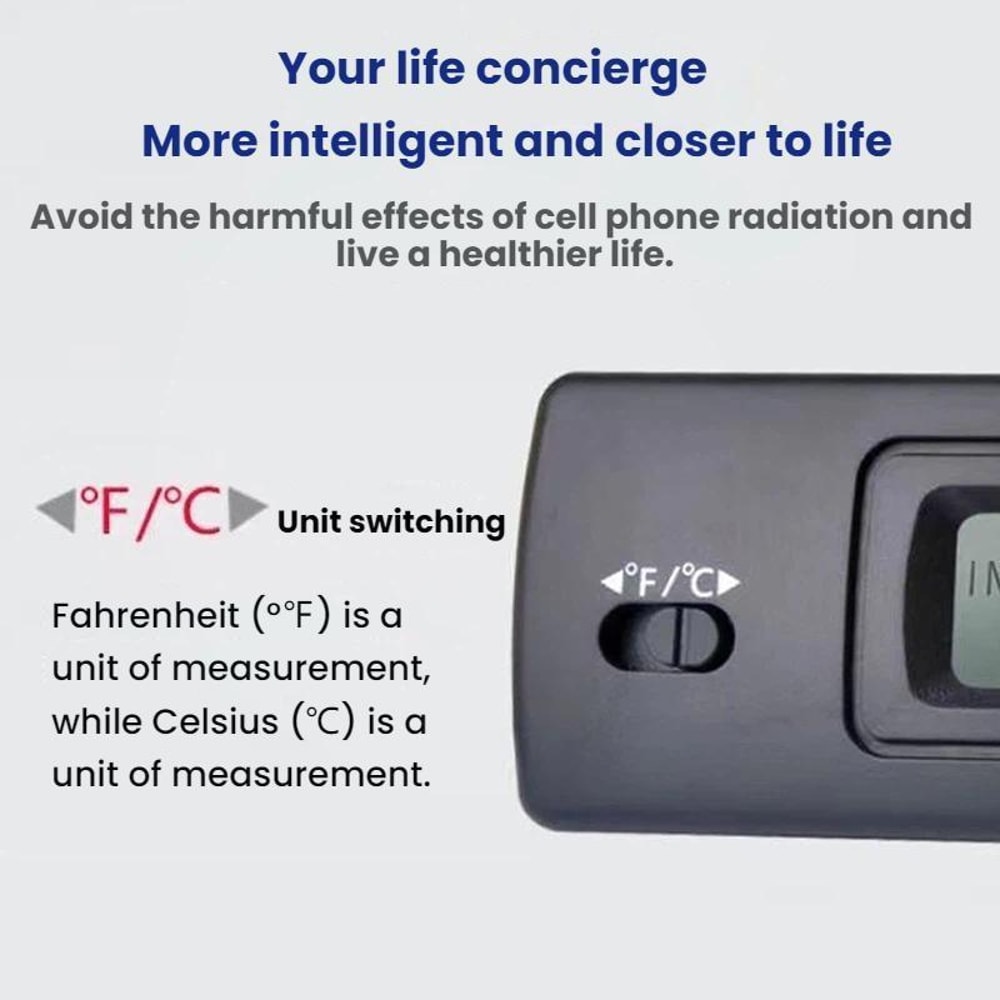 Premium Embedded Waterproof Digital Thermometer with Large Display