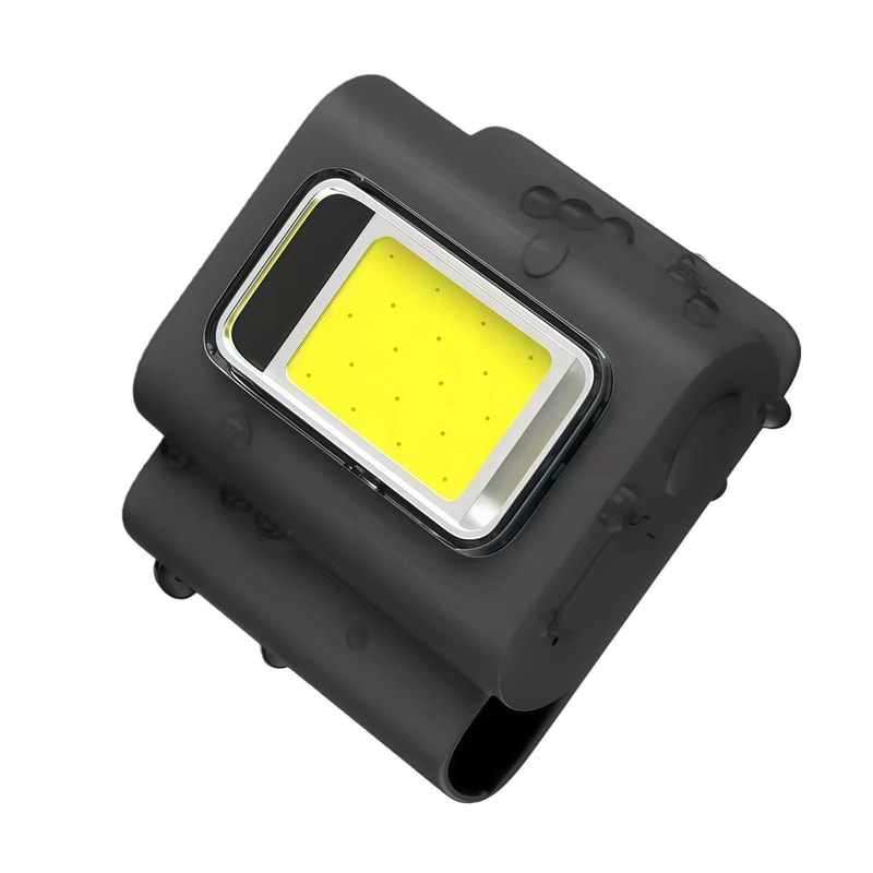 Rechargeable LED Headlamp Clip Light With Magnetic Mount Waterproof Design 12