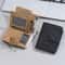 Compact Men Trifold Wallet With Zipper Coin Pocket Slim Card Holder 1