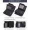 Compact Men Trifold Wallet With Zipper Coin Pocket Slim Card Holder 4