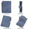 Compact Men Trifold Wallet With Zipper Coin Pocket Slim Card Holder 5