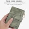Women RFID Style Short Wallet With Detachable Card Holder Zipper Coin Pocket 1