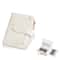 Women RFID Style Short Wallet With Detachable Card Holder Zipper Coin Pocket 8