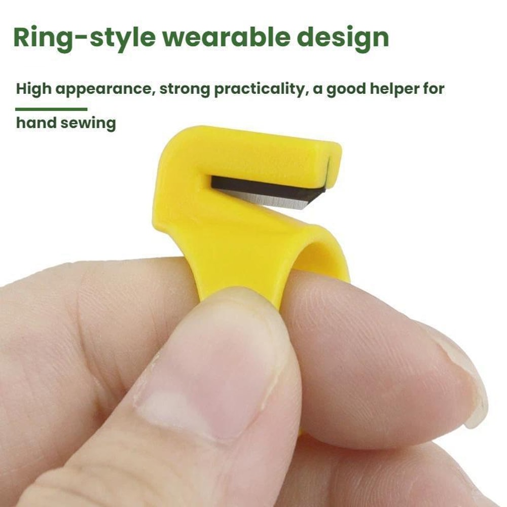 10 Piece Finger Ring Thread Cutter For Cross Stitch And Hand Sewing 4
