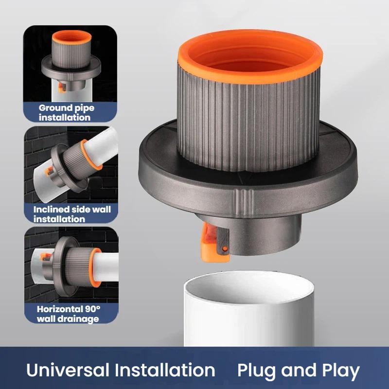 Universal Anti Odor Sewer Pipe Sealing Plug for Washing Machine and Drain Pipes 50-75mm