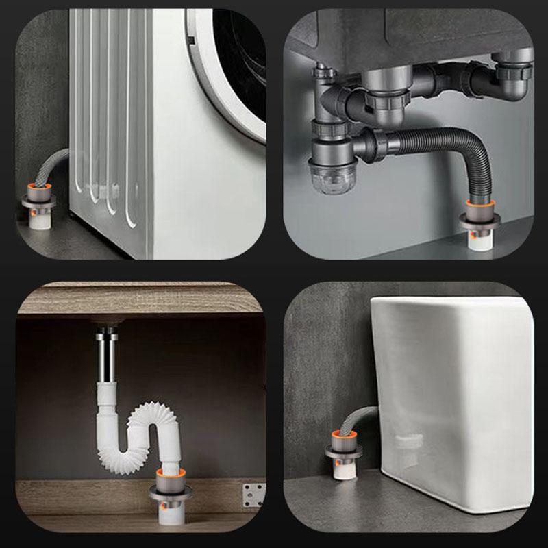 Universal Anti Odor Sewer Pipe Sealing Plug for Washing Machine and Drain Pipes 50-75mm