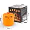 Rechargeable Halloween Pumpkin Lantern Night Light with Double-Sided LED Faces