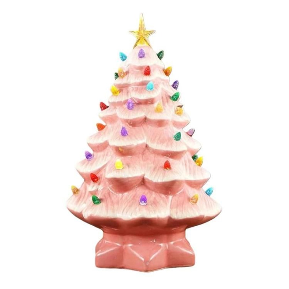 Christmas Tree Night Light Socket Ornament Warm LED Holiday Decoration 5