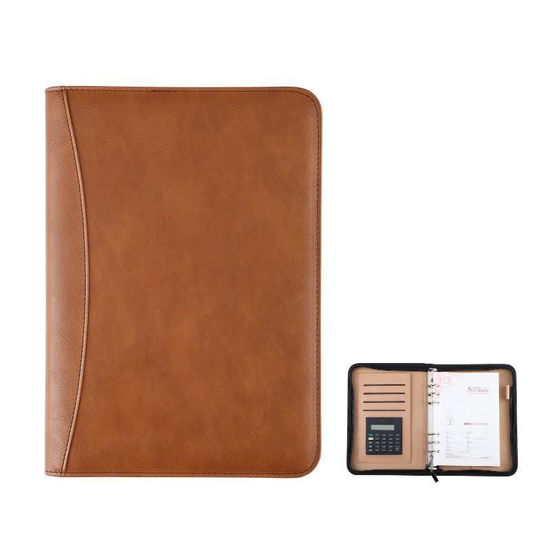 A5 Zipper Organizer Planner With Calculator And Refillable Notebook 6