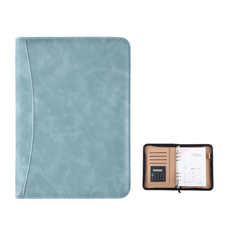 A5 Zipper Organizer Planner With Calculator And Refillable Notebook 7