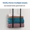Wall Mounted Towel Rack Shelf for Bathroom Towels and Guest Towels