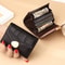 Stone Pattern RFID Card Holder Wallet For Women Compact Leather Card Organizer 1