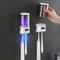 UV Toothbrush Sanitizer & Cup Holder Wall Mount Rechargeable Sterilizer