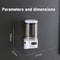 UV Toothbrush Sanitizer & Cup Holder Wall Mount Rechargeable Sterilizer