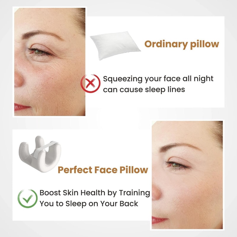 Anti Wrinkle Beauty Sleep Pillow With Memory Foam Support 4
