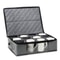 12 Compartment Coffee Mug Storage Box with Clear Window Lid and Protective Dividers