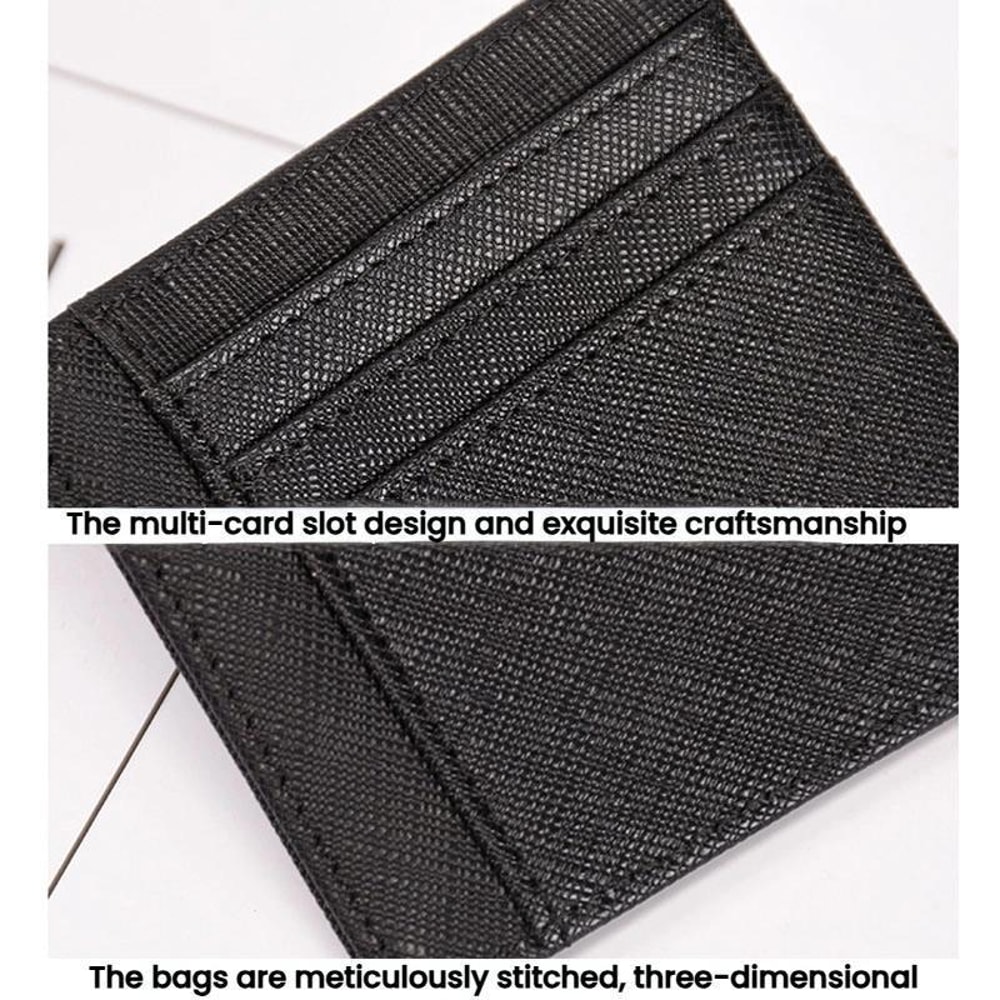 RFID Leather Card Holder Wallet With Coin Pocket 3