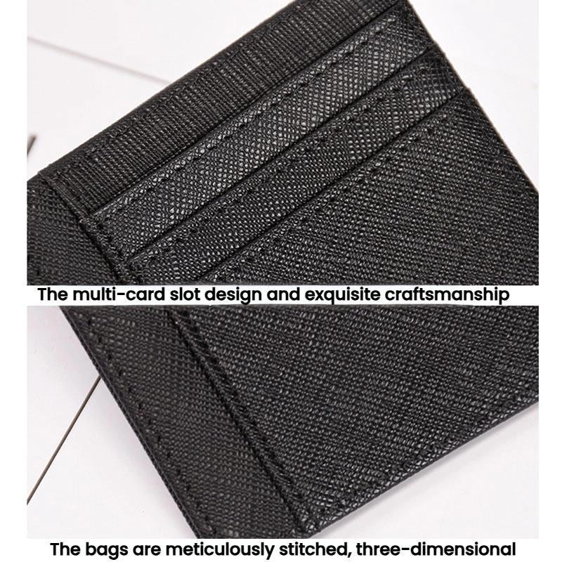 RFID Leather Card Holder Wallet With Coin Pocket 3