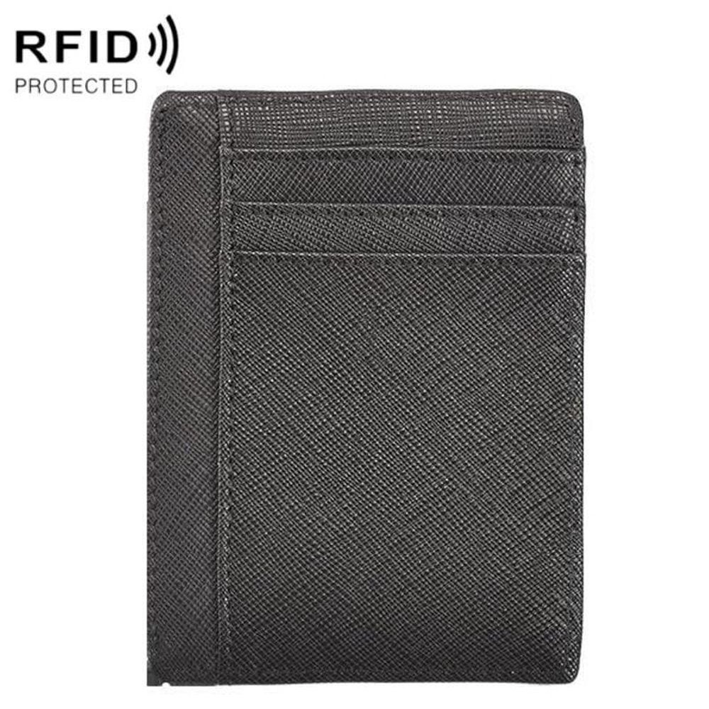 RFID Leather Card Holder Wallet With Coin Pocket 7
