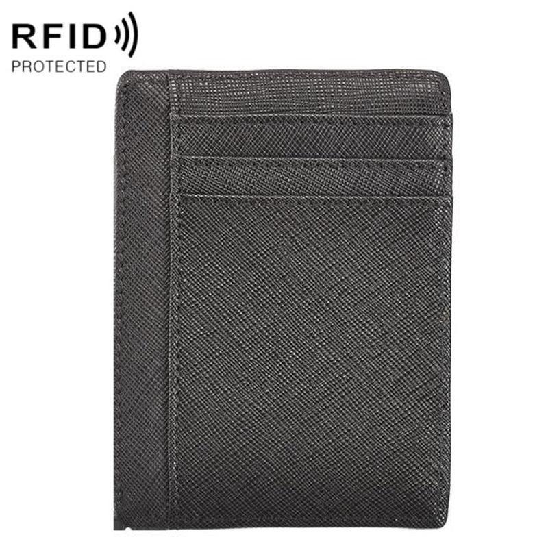 RFID Leather Card Holder Wallet With Coin Pocket 7