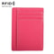 RFID Leather Card Holder Wallet With Coin Pocket 5