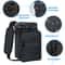 Insulated Water Bottle Carrier Bag with Phone Pocket for Travel, Hiking & Outdoor Adventures