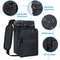 Insulated Water Bottle Carrier Bag with Phone Pocket for Travel, Hiking & Outdoor Adventures