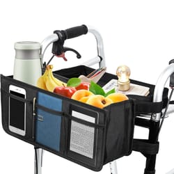 waterproof walker storage bag organizer with large capacity pockets