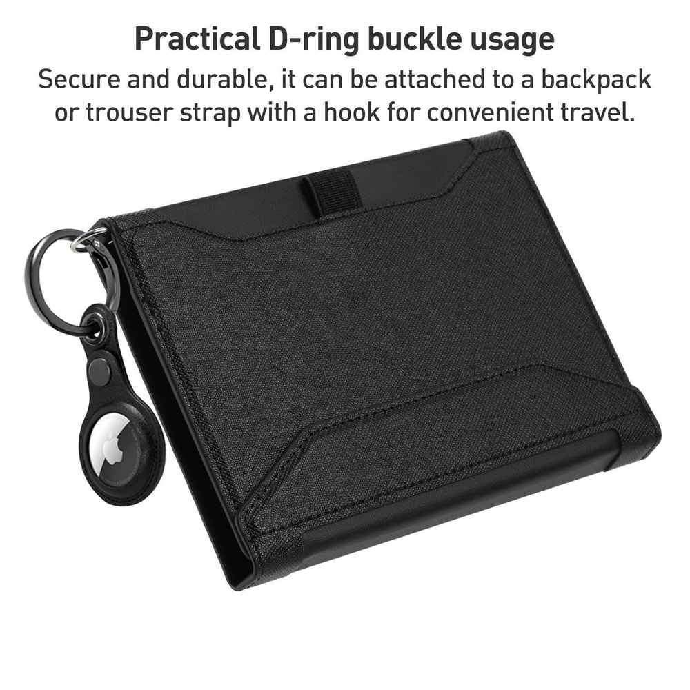 RFID Travel Passport Wallet With Lanyard Document Organizer 1