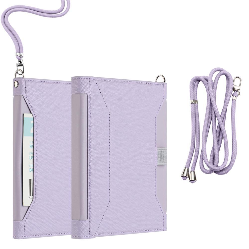 RFID Travel Passport Wallet With Lanyard Document Organizer 12