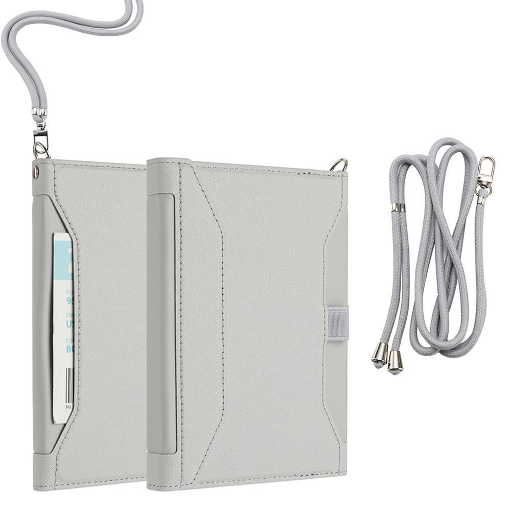 RFID Travel Passport Wallet With Lanyard Document Organizer 11