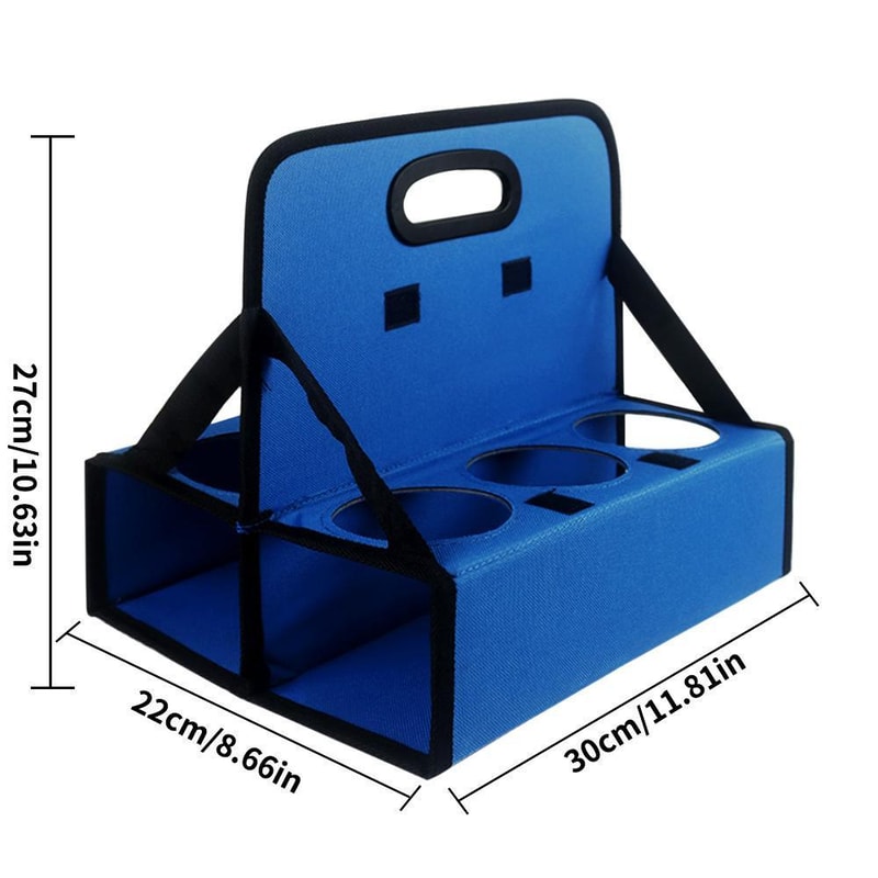 Portable Insulated Drink Carrier Bag Foldable Coffee Cup Holder For Takeout Delivery 4