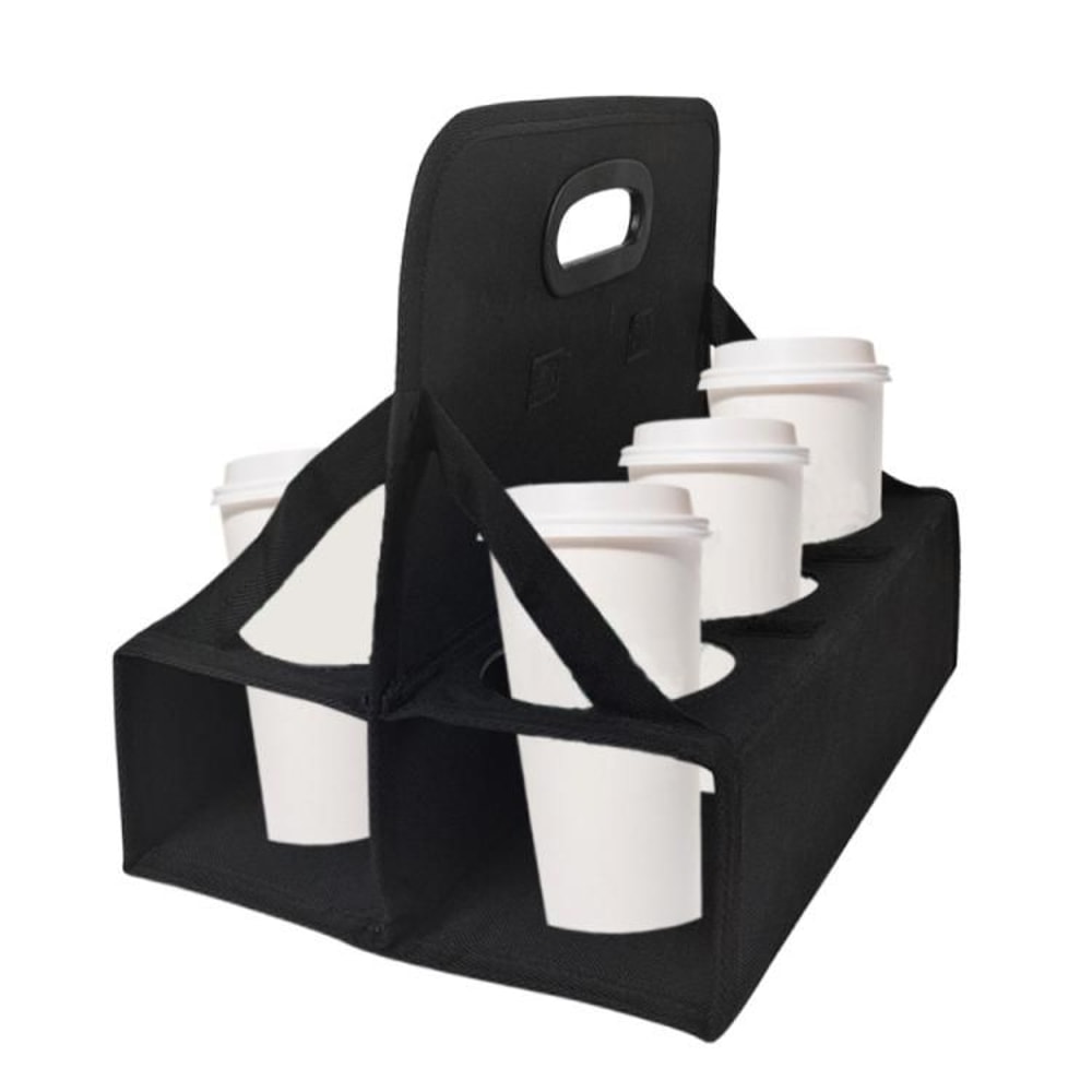 Portable Insulated Drink Carrier Bag Foldable Coffee Cup Holder For Takeout Delivery 8