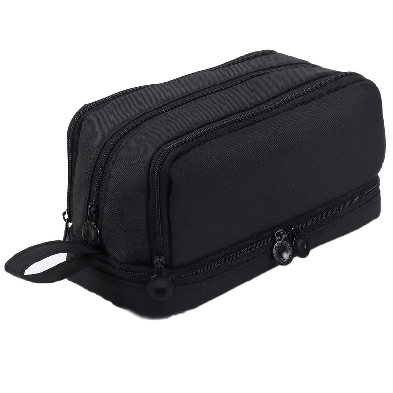 Waterproof 4 Layer Large Capacity Pencil Case For Students With Carry Handle 6