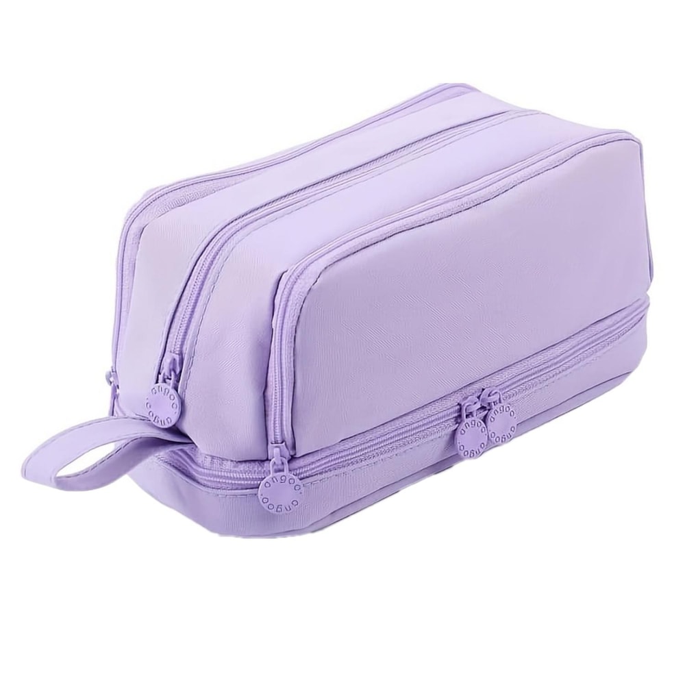 Waterproof 4 Layer Large Capacity Pencil Case For Students With Carry Handle 9