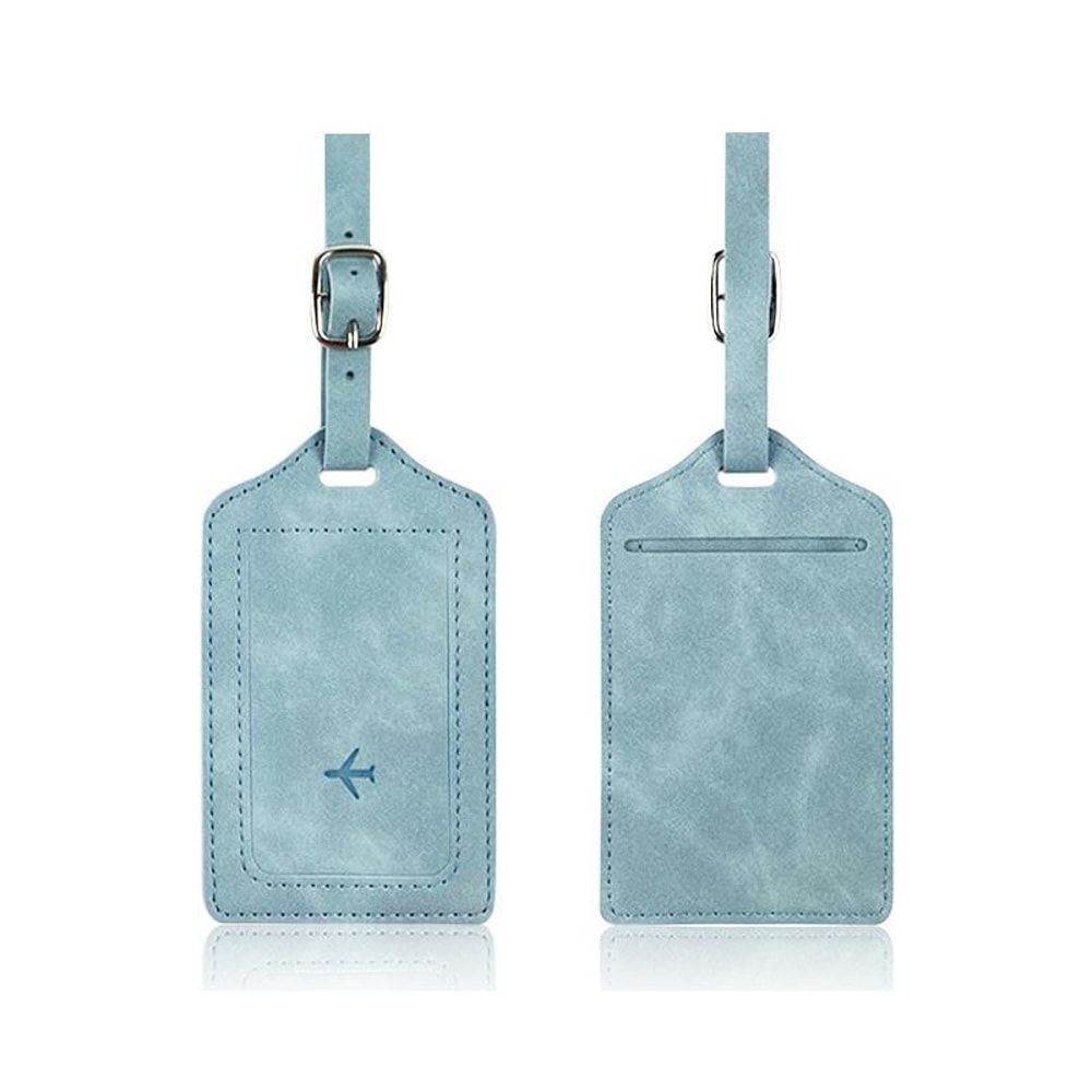 PU Leather Luggage Tag Boarding Pass Holder Set 7