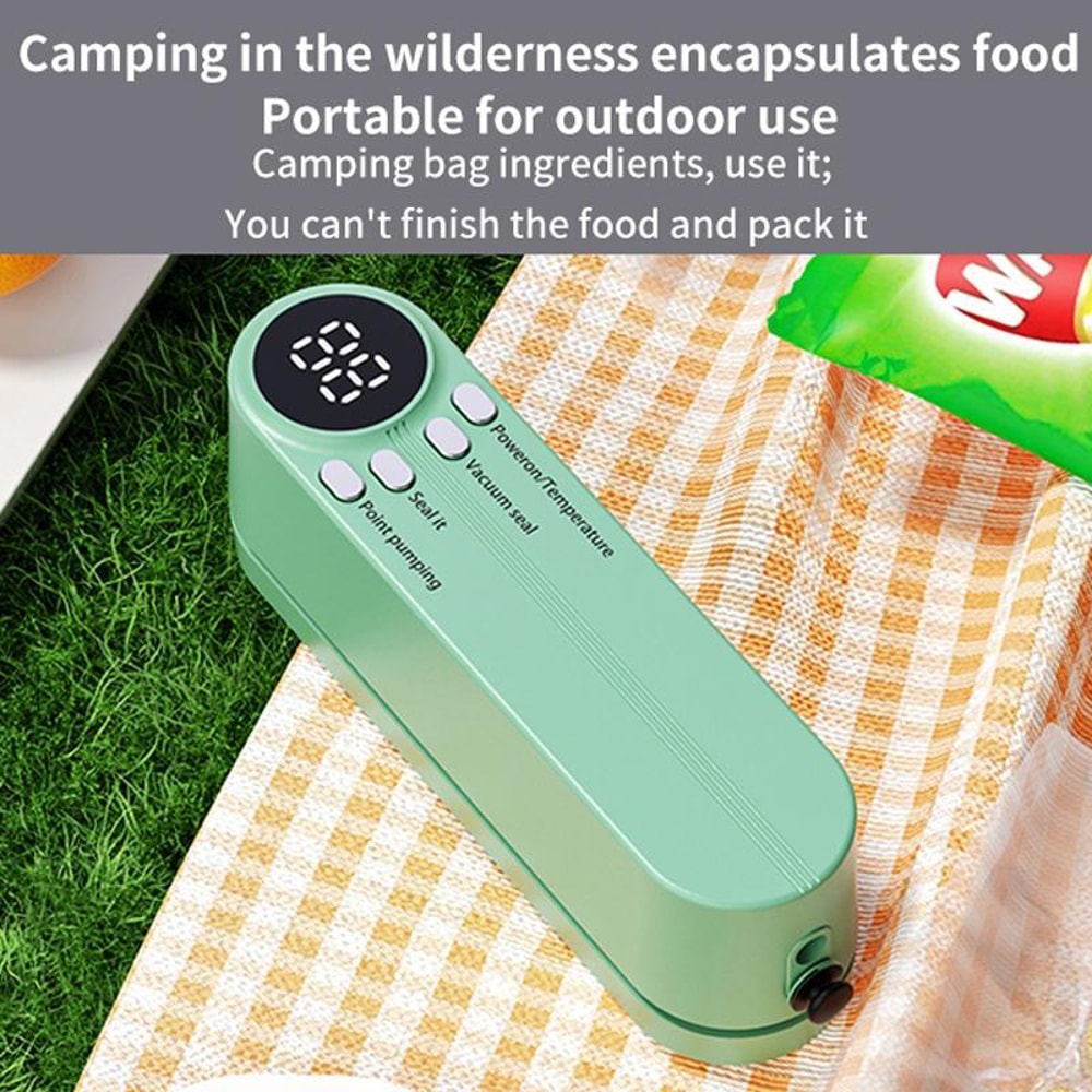 Portable Vacuum Sealer Machine for Food Storage and Freshness Preservation