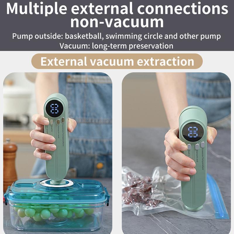 Portable Vacuum Sealer Machine for Food Storage and Freshness Preservation