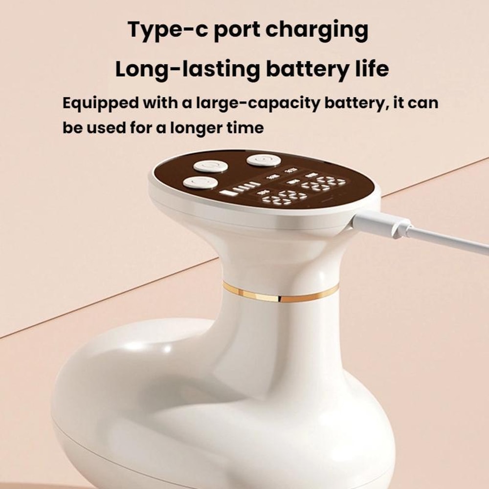 Smart Vacuum Cupping Massager & Electric Gua Sha Therapy Device with Digital Display