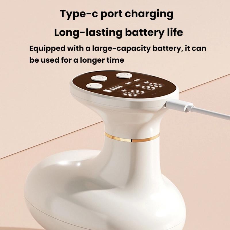 Smart Vacuum Cupping Massager & Electric Gua Sha Therapy Device with Digital Display